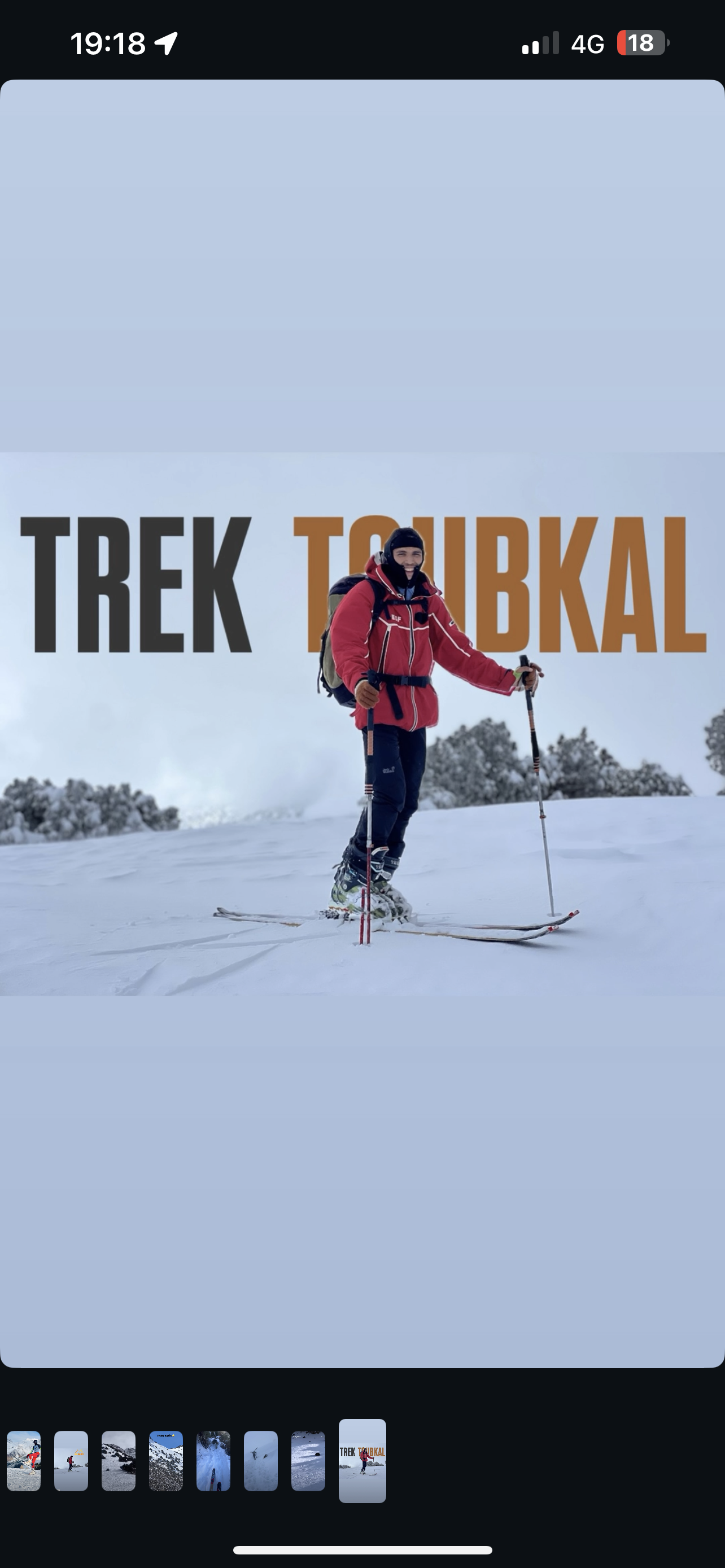 Ski touring in the High Atlas Mountains near Tizi Mizik Pass and Mount Toubkal