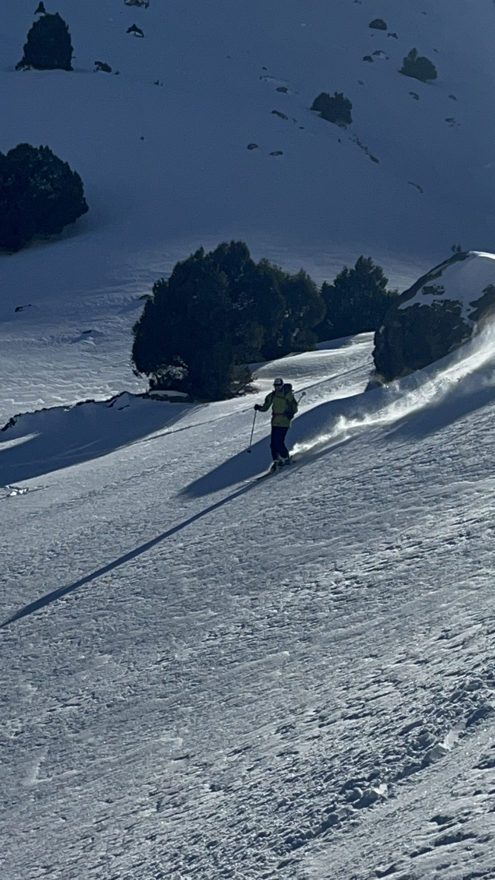  Ski touring across the snowy High Atlas Mountains from Imlil and Tachddirt towards Tizi Mizik, Likemt and bougnouan , Morocco. — photo 8